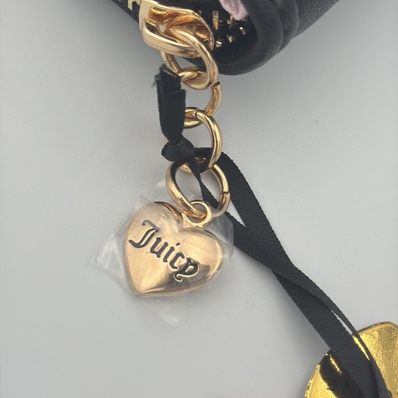 Juicyโ Couture Wallet Rolling On Bifold Interior ID Window Liquorice - Picture 9 of 9